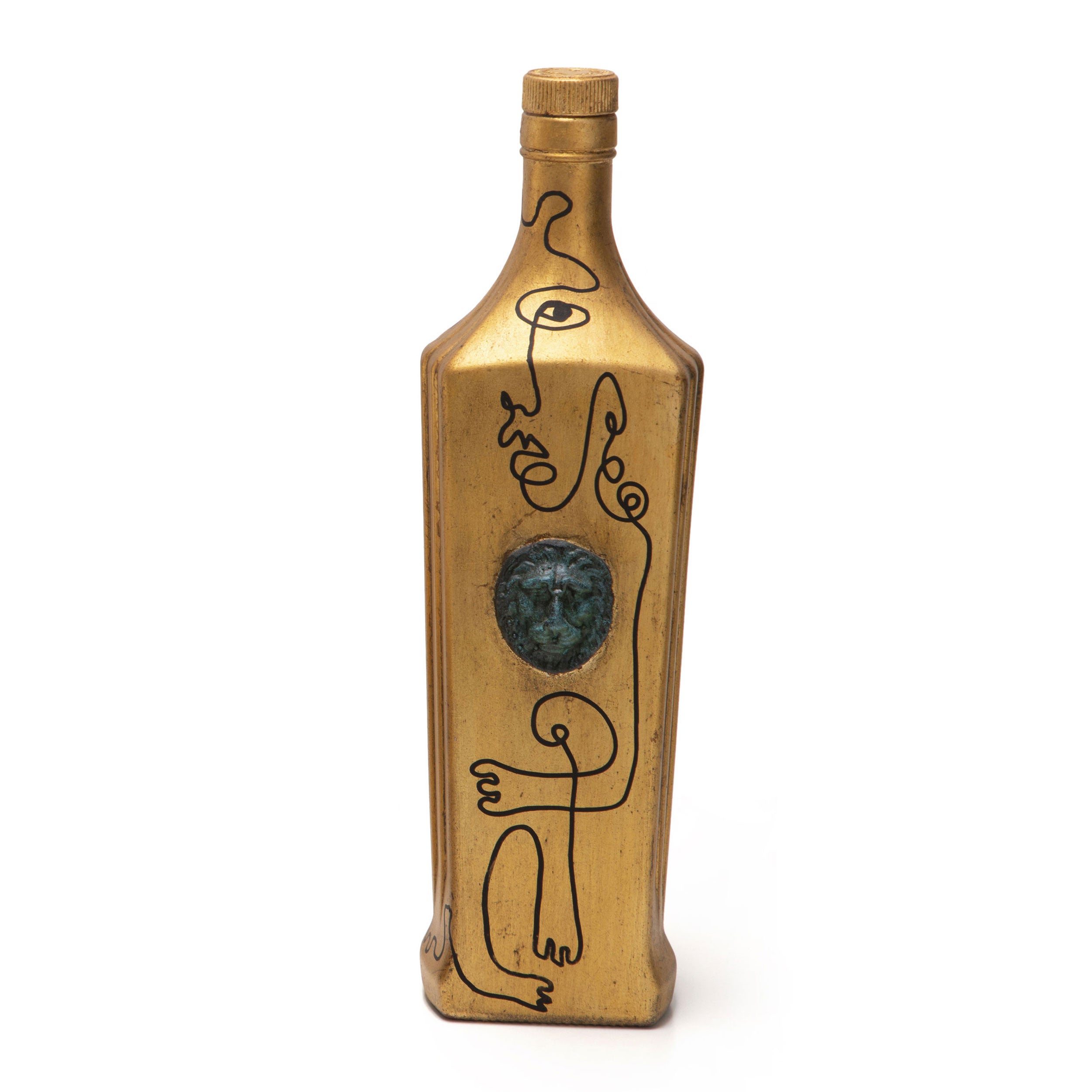 Harmony Bottle with Lion Medallion