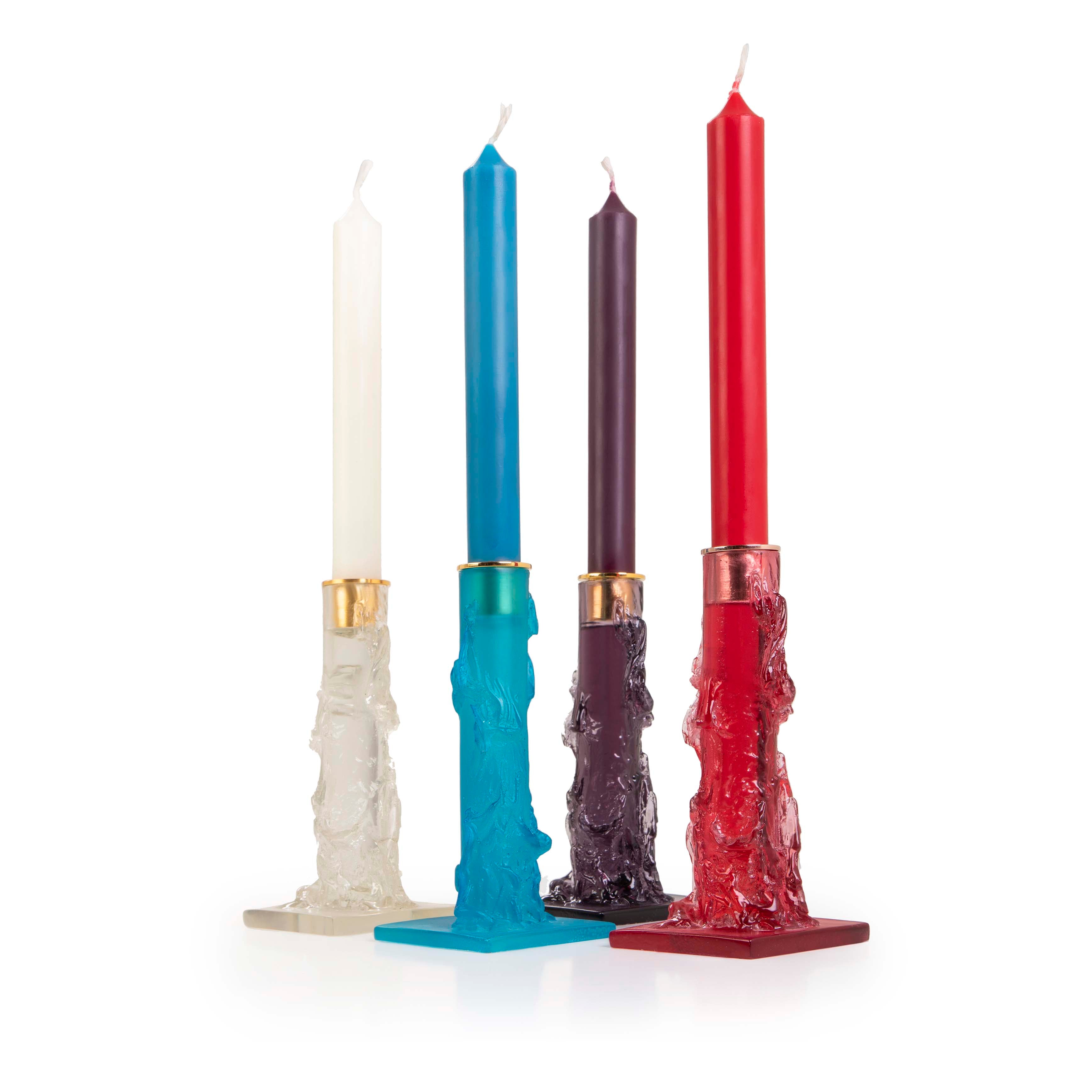 Resin Candle Holder with Insert
